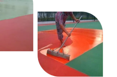 黄石球场翻新地面施工